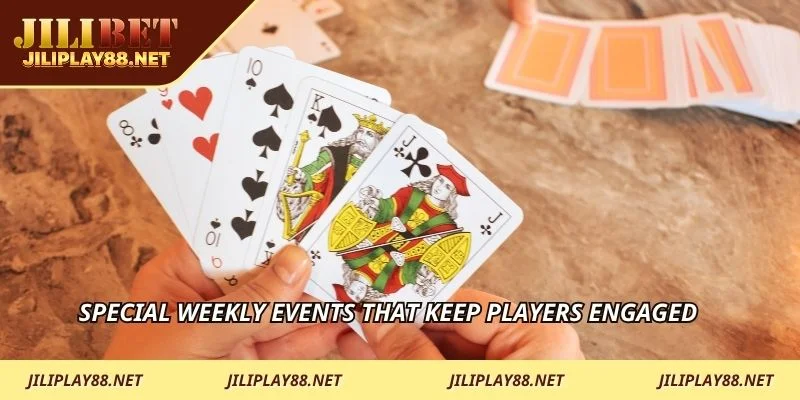 Special weekly events that keep players engaged