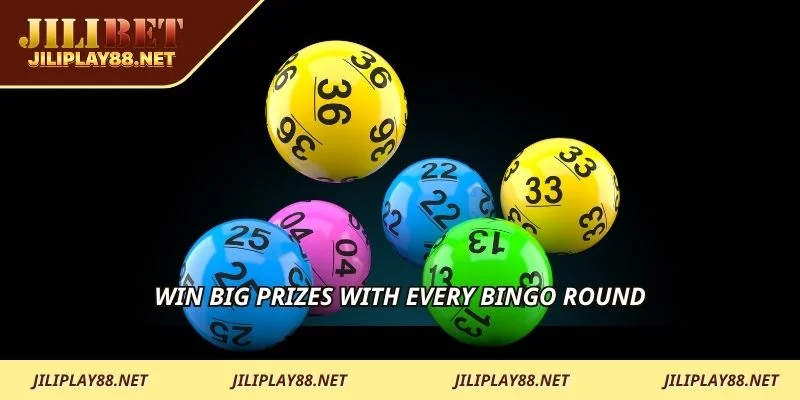 Win big prizes with every Bingo round