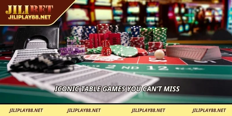 Iconic table games you can’t miss