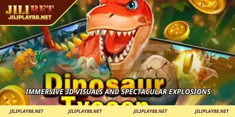 Immersive 3D visuals and spectacular explosions
