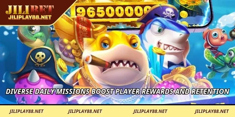 Diverse daily missions boost player rewards and retention