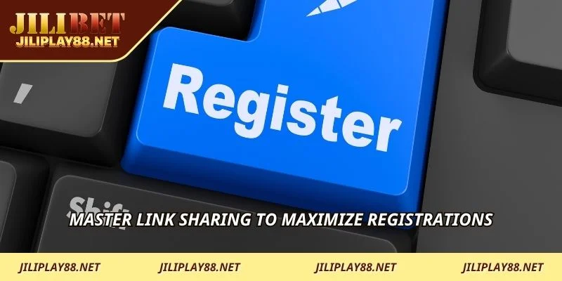 Master link sharing to maximize registrations