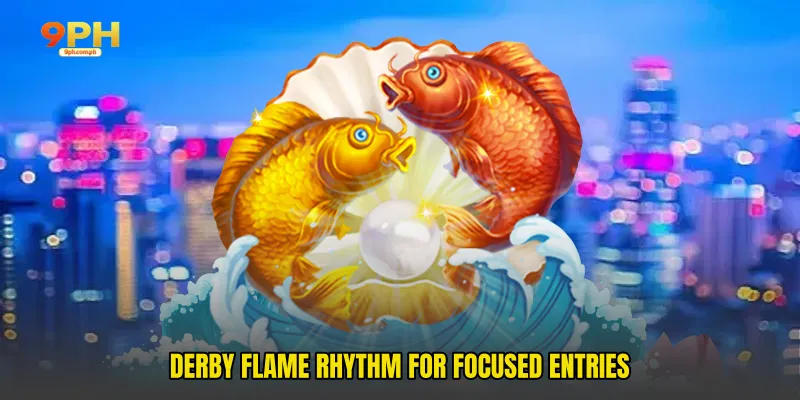 Derby flame rhythm for focused entries